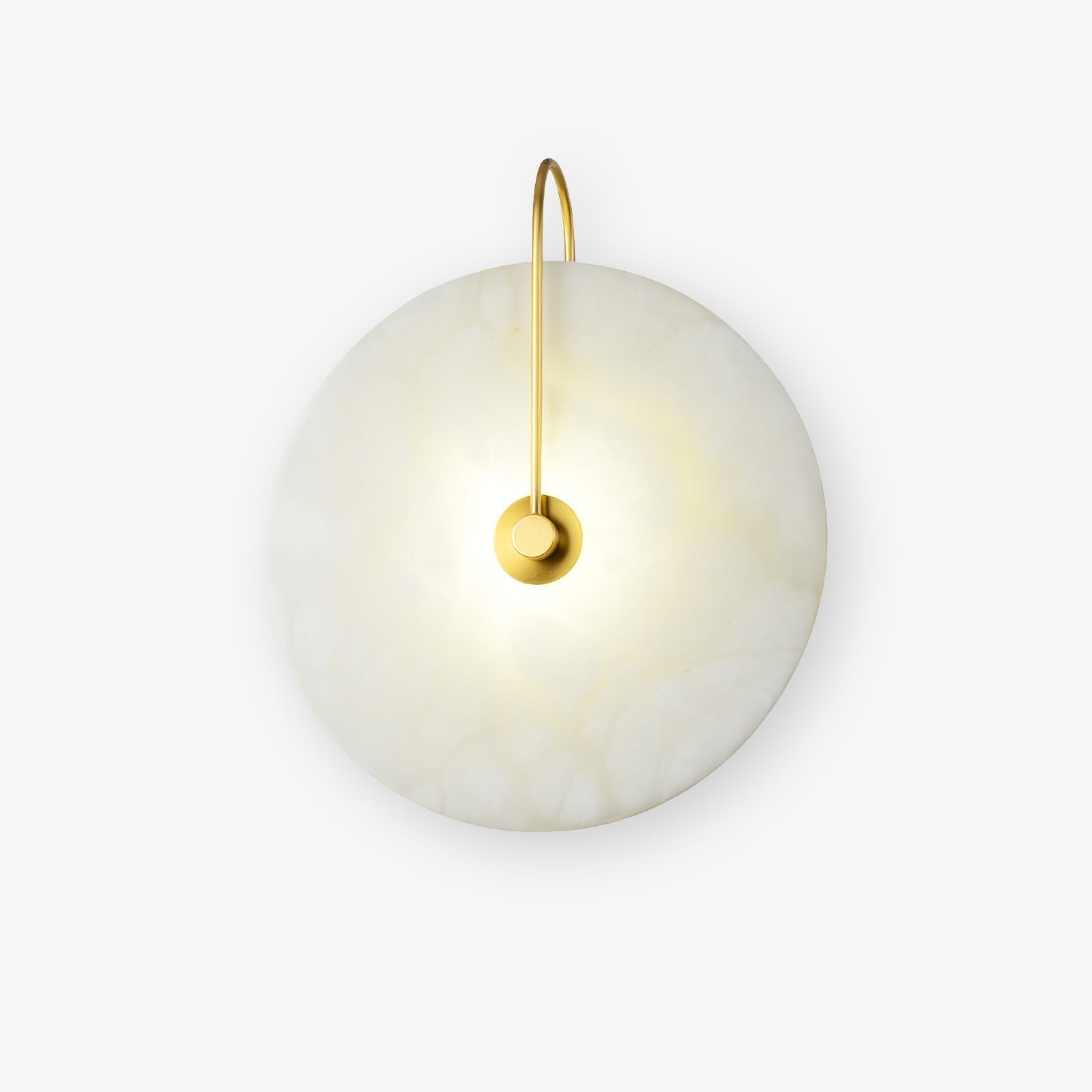 Albeenne Alabaster Globe Wall Lamp