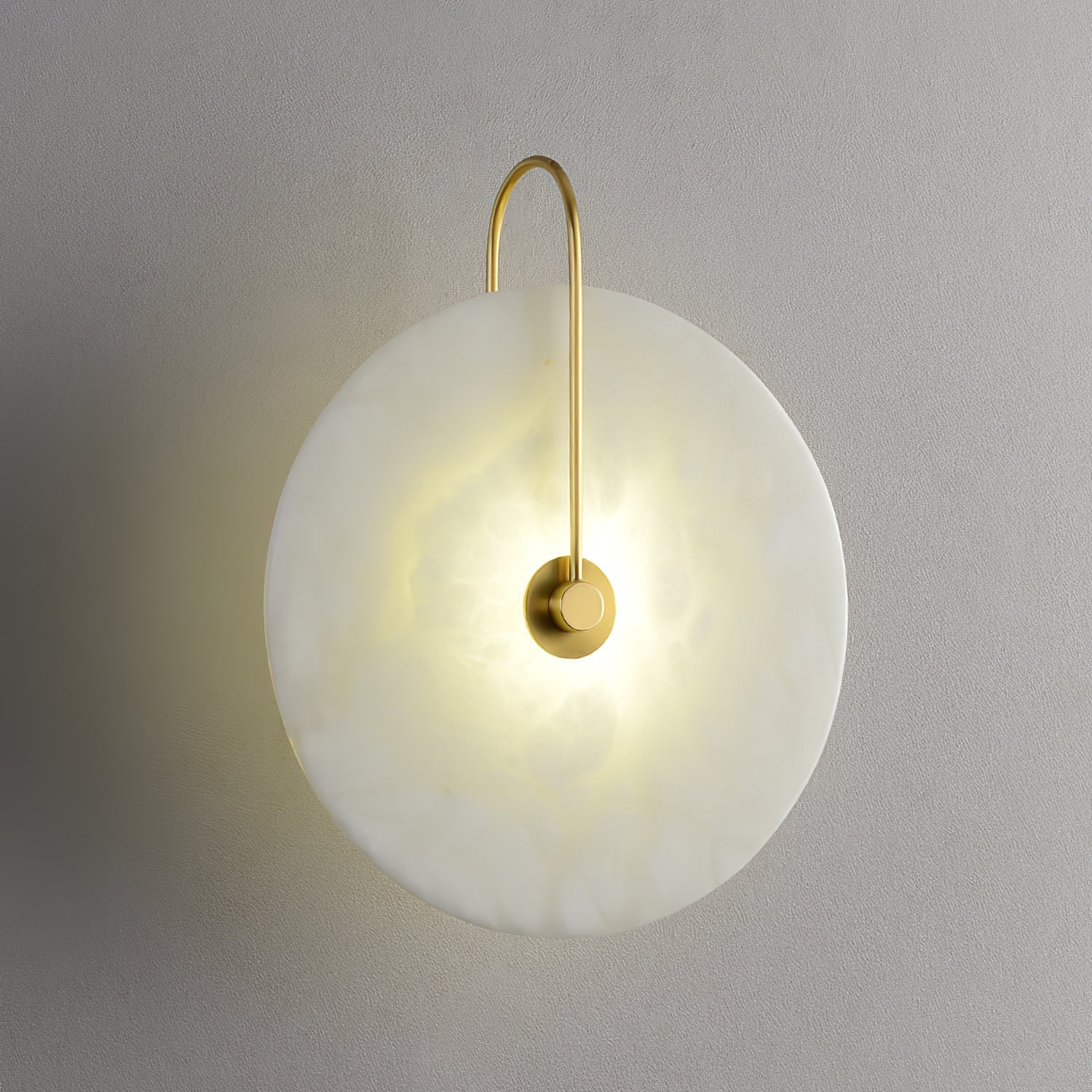 Albeenne Alabaster Globe Wall Lamp