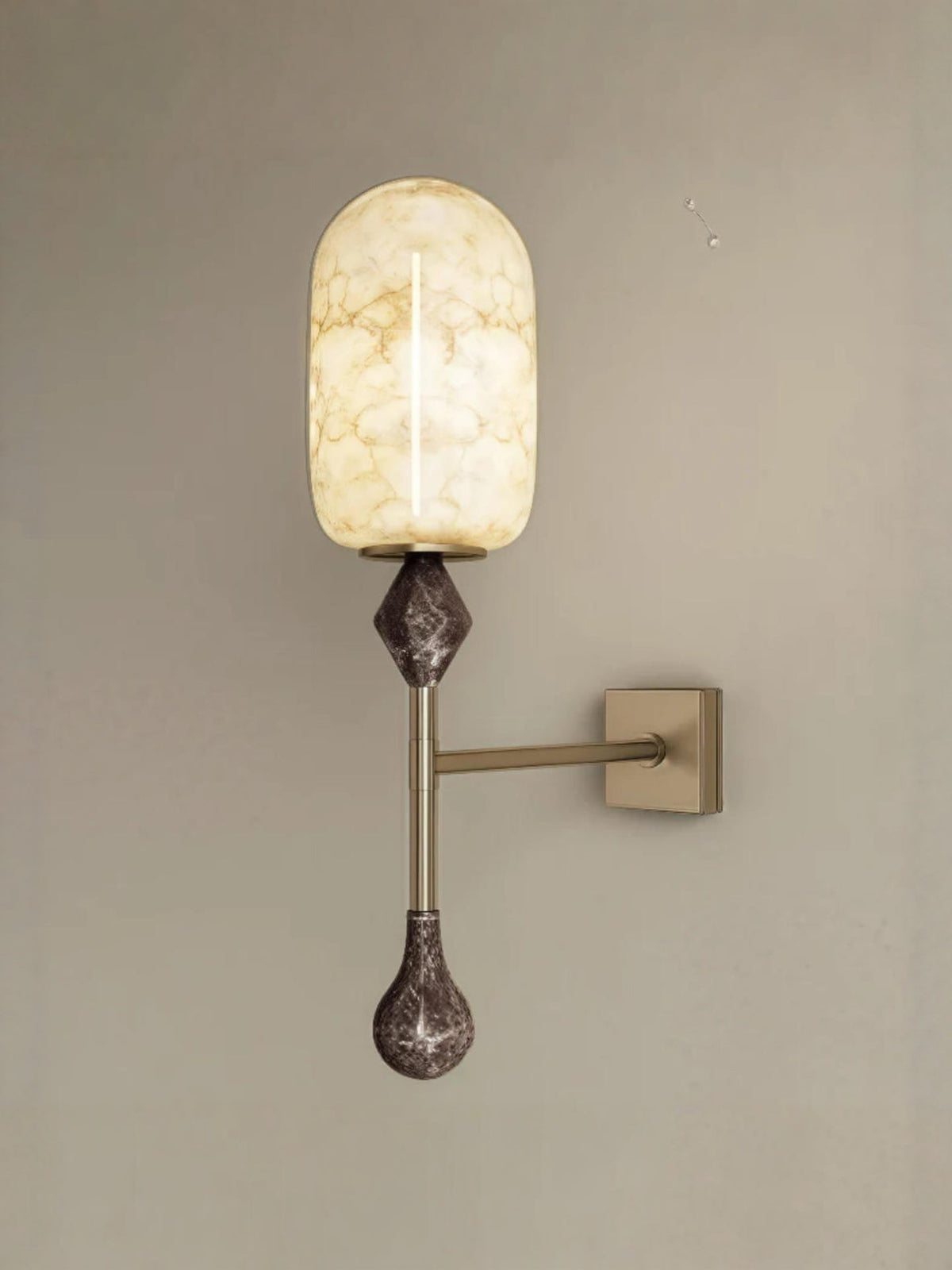 Mila Vintage Alabaster Double Sconce