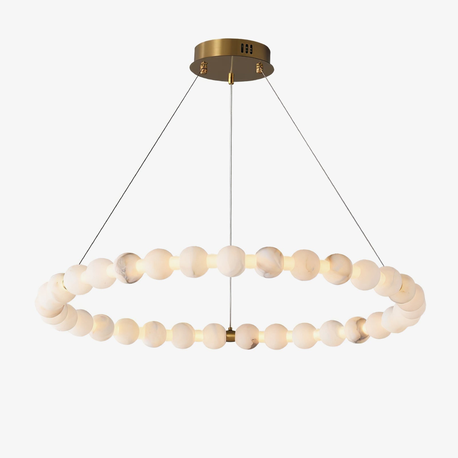Eirelian Modern Alabaster Pendant Light Chandelier