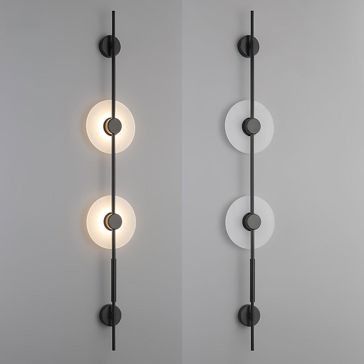 Neron Alabaster Vertical Wall Sconce