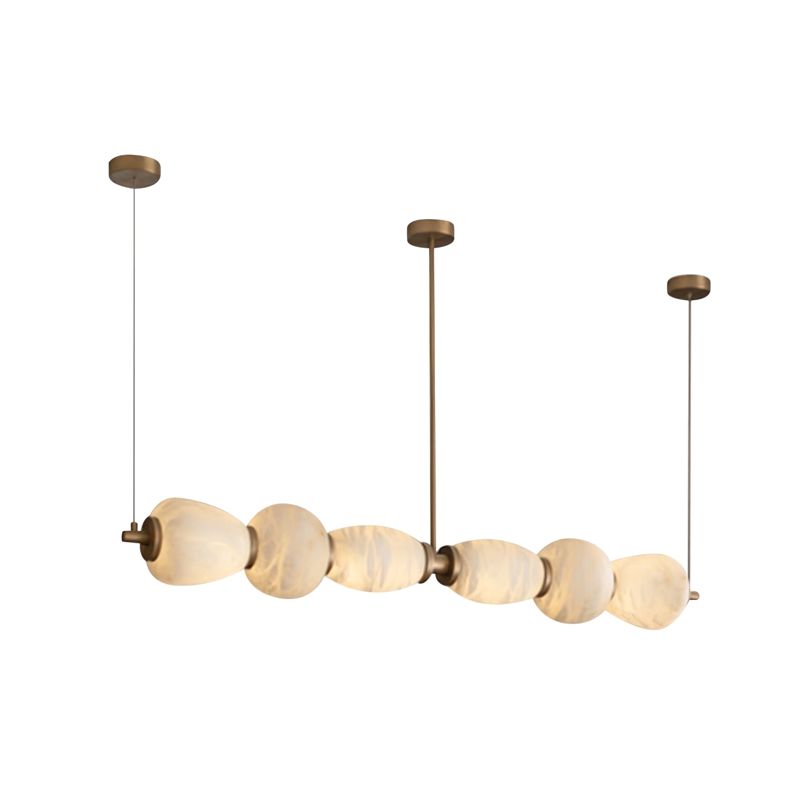 Saroa Alabaster Linear Pendant Light
