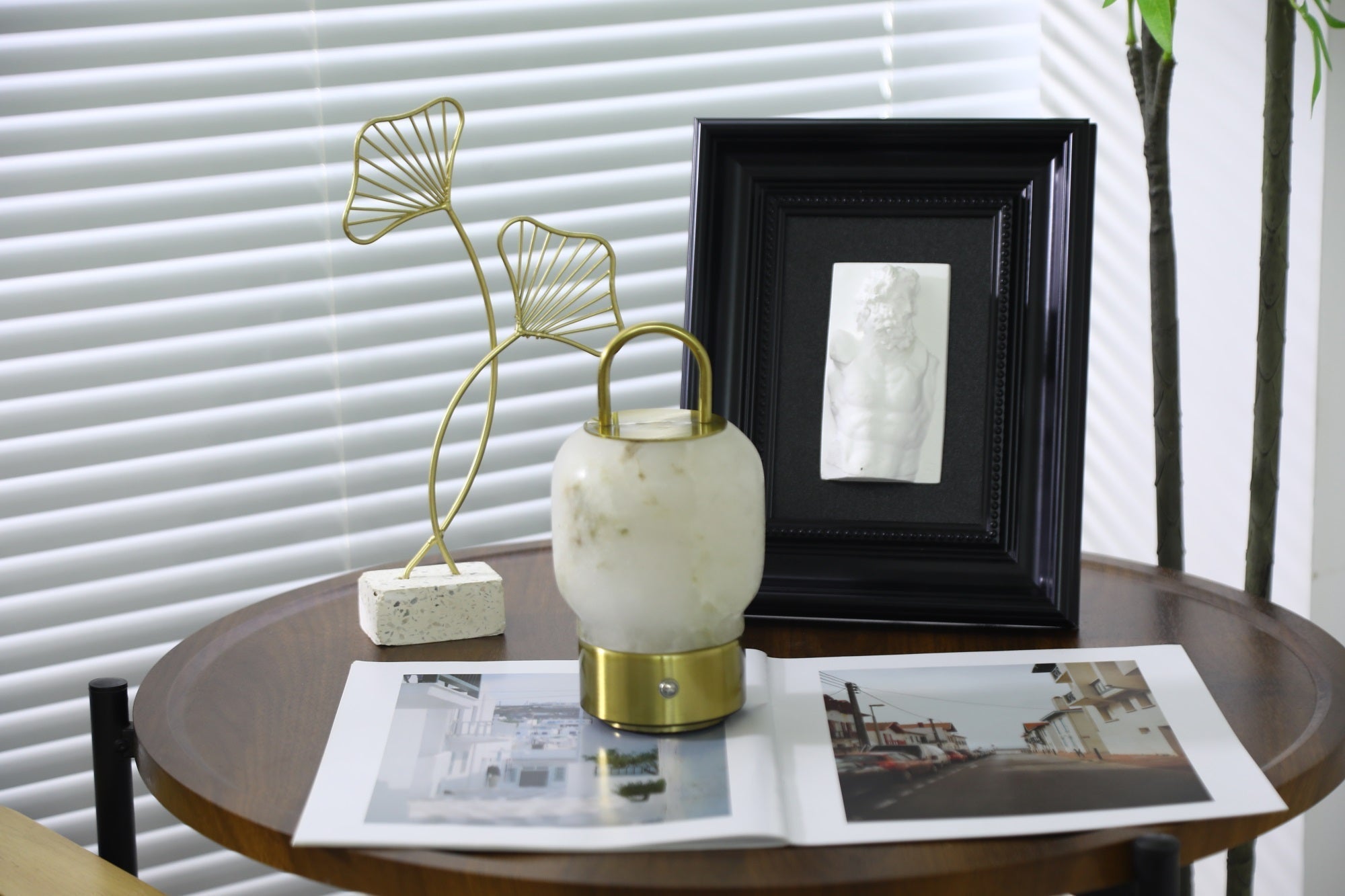 Oramith Alabaster Portable Rechargeable Table Lamp