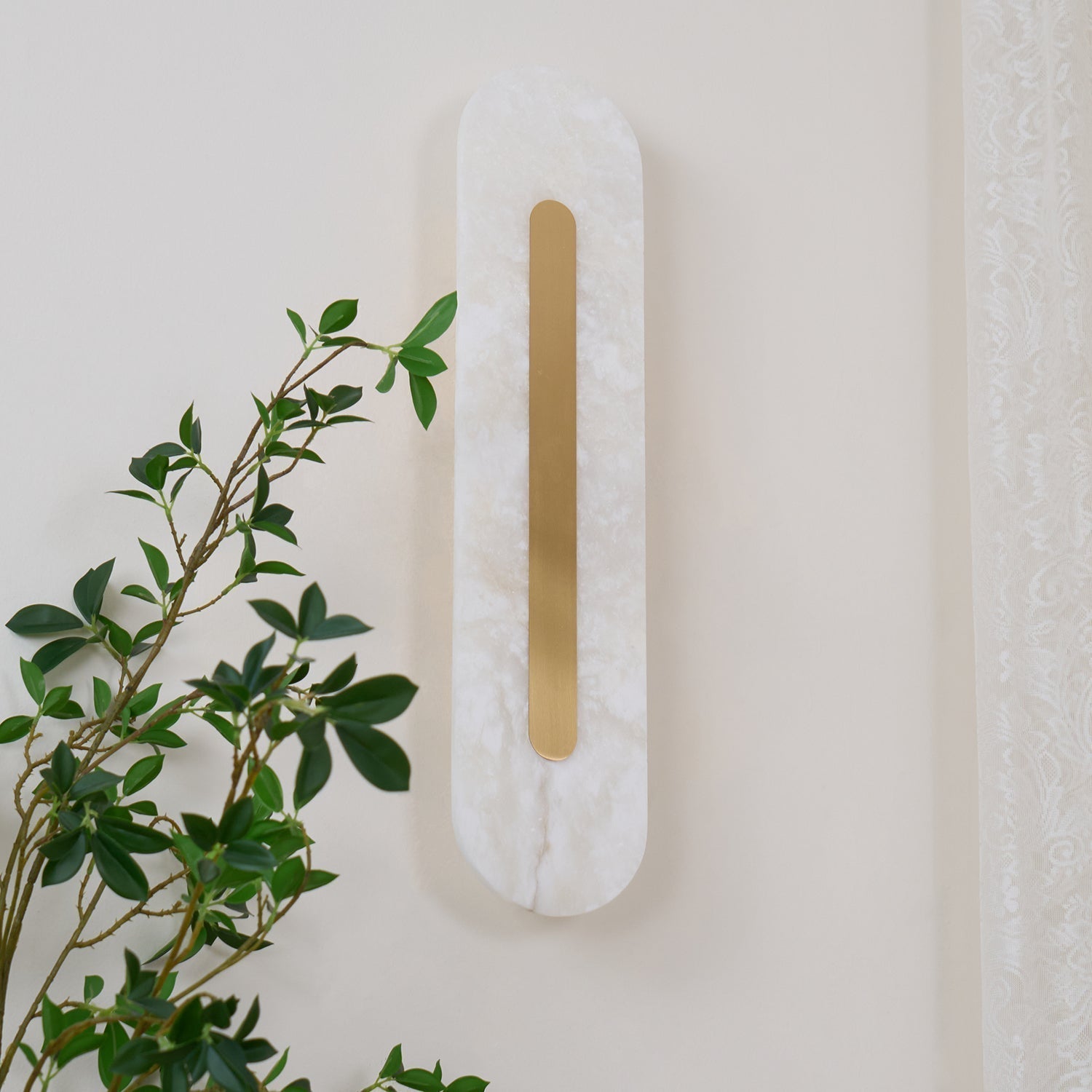 Ronan Alabaster Rounded Wall Lamp