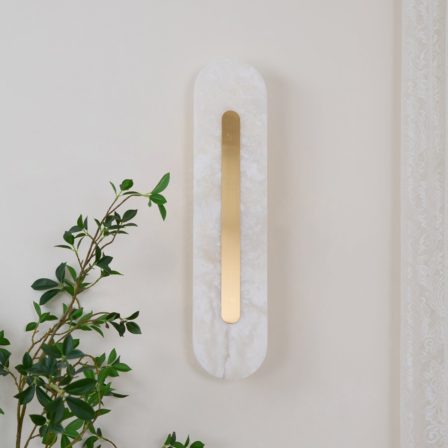 Ronan Alabaster Rounded Wall Lamp