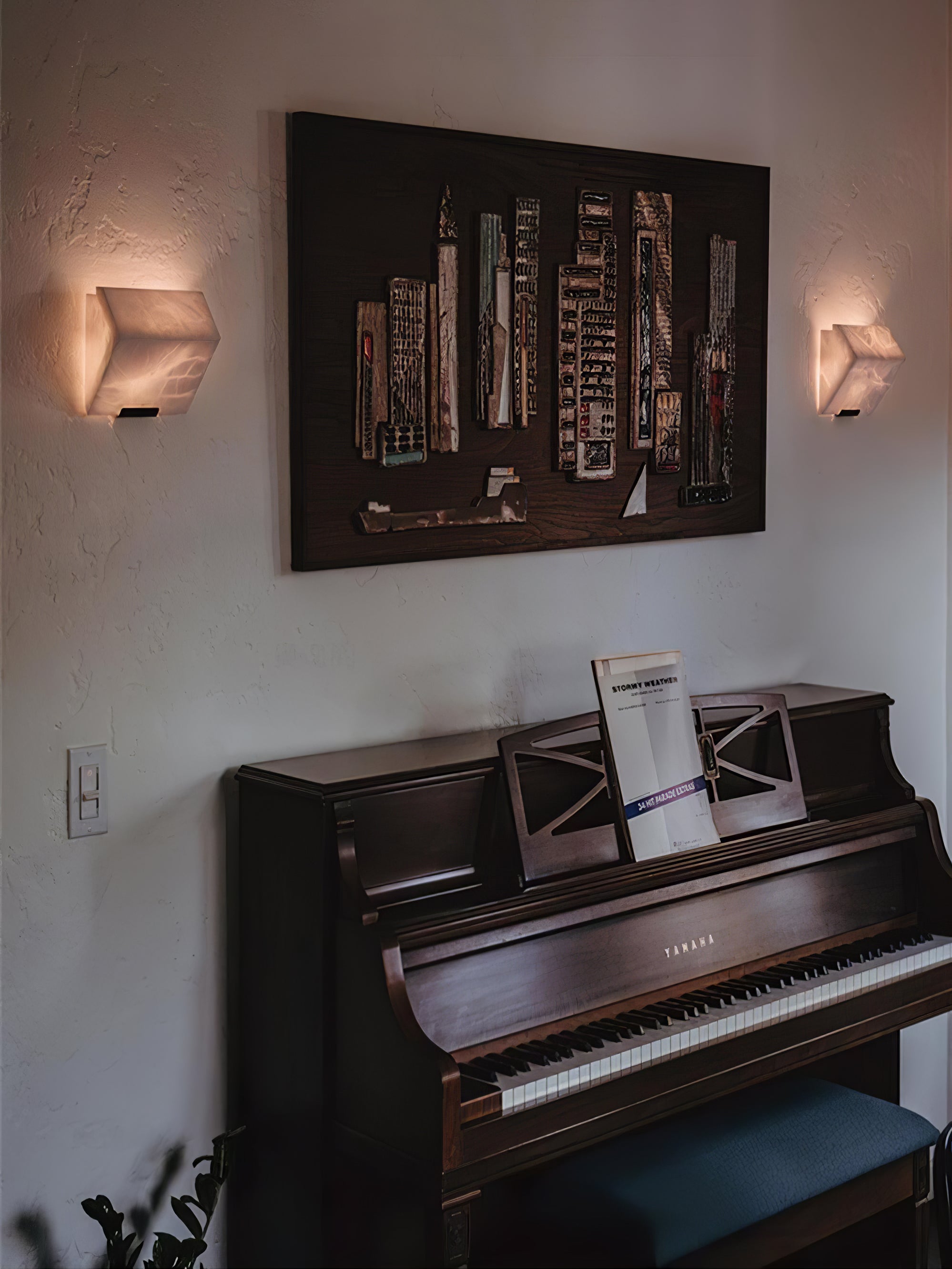Orien Alabaster Wall Light