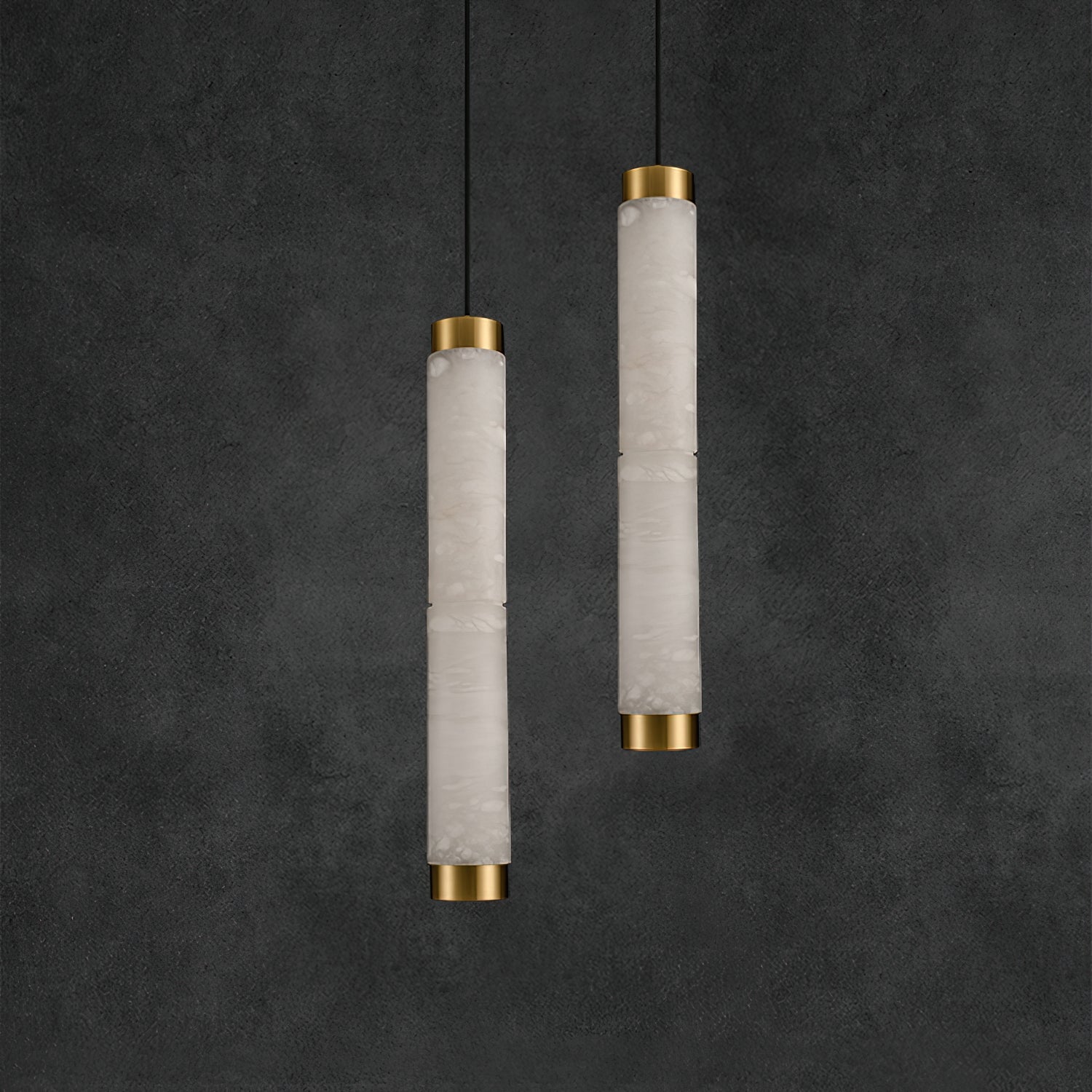 Plotuvyi Modern Strip Alabaster Pendant Light
