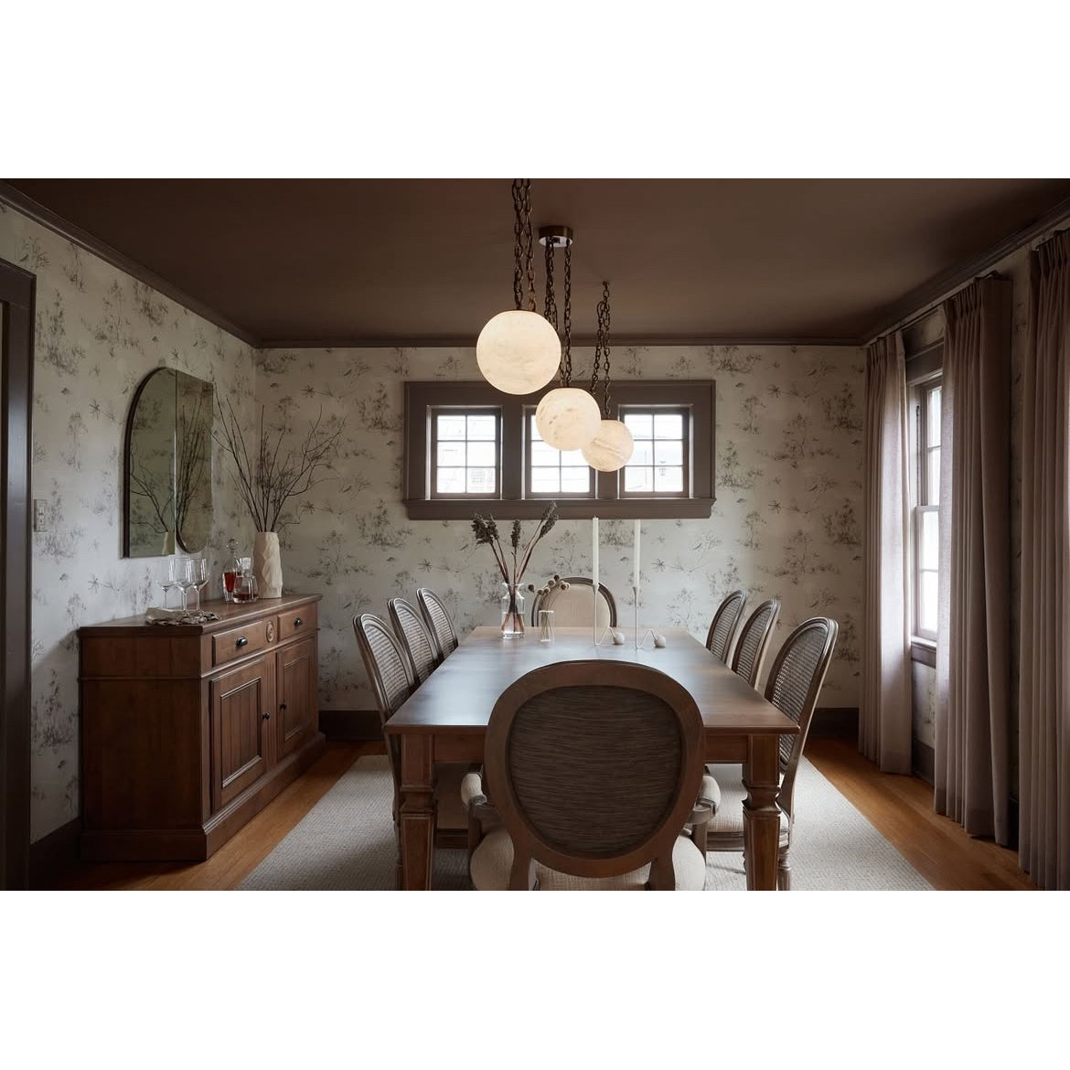 Marveil Alabaster Swag Pendant Lamp