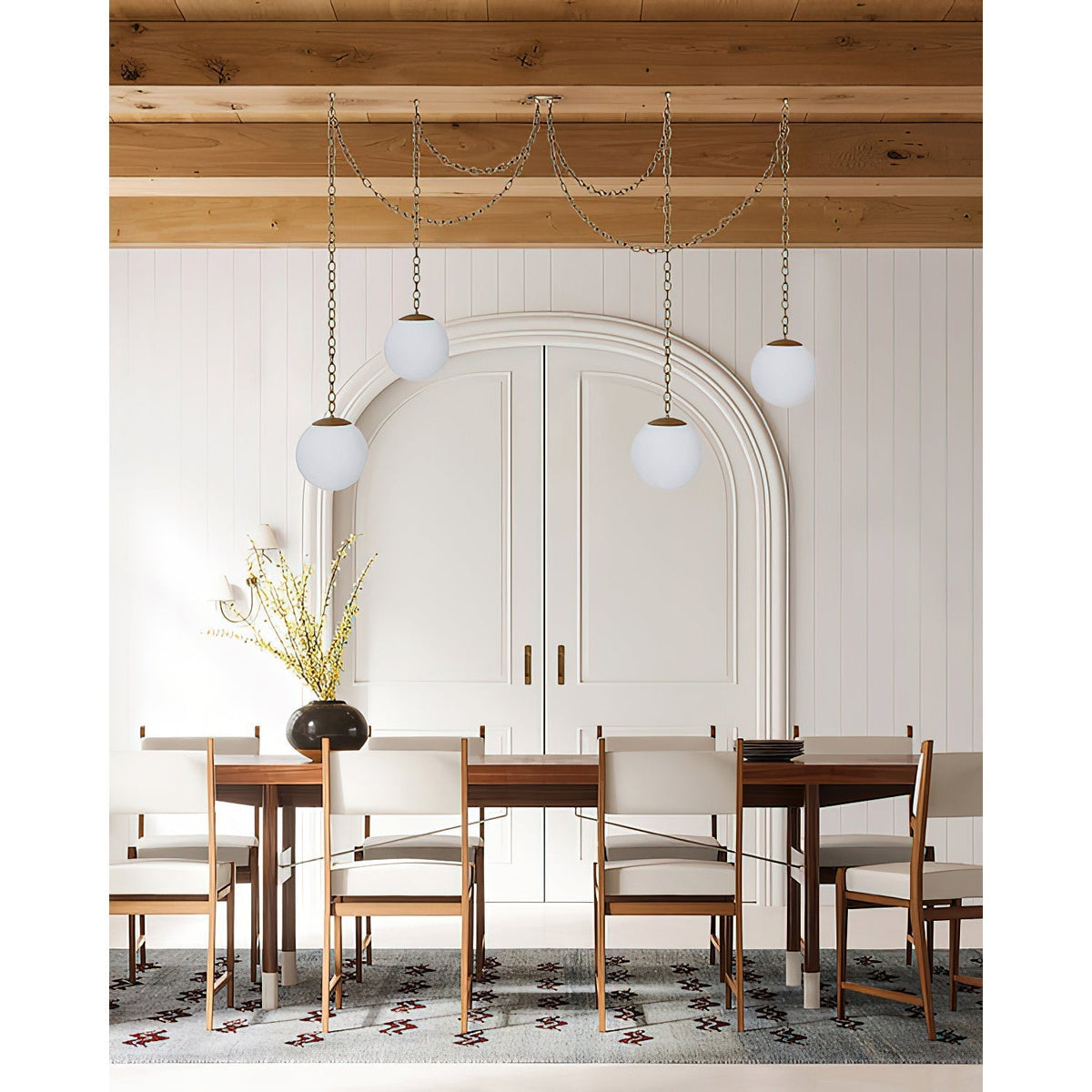 Marveil Alabaster Swag Pendant Lamp