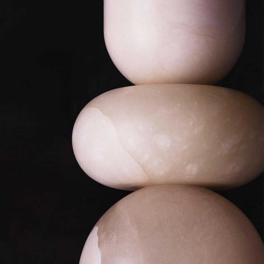Irregular Shape Alabaster Pendant Light - Neutral Decor