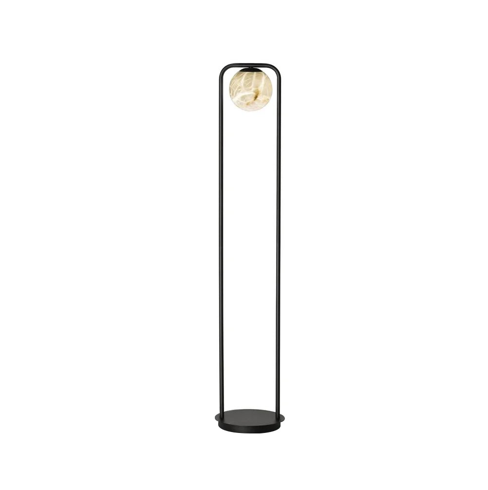 Callista Minimalist Alabaster Floor Lamp