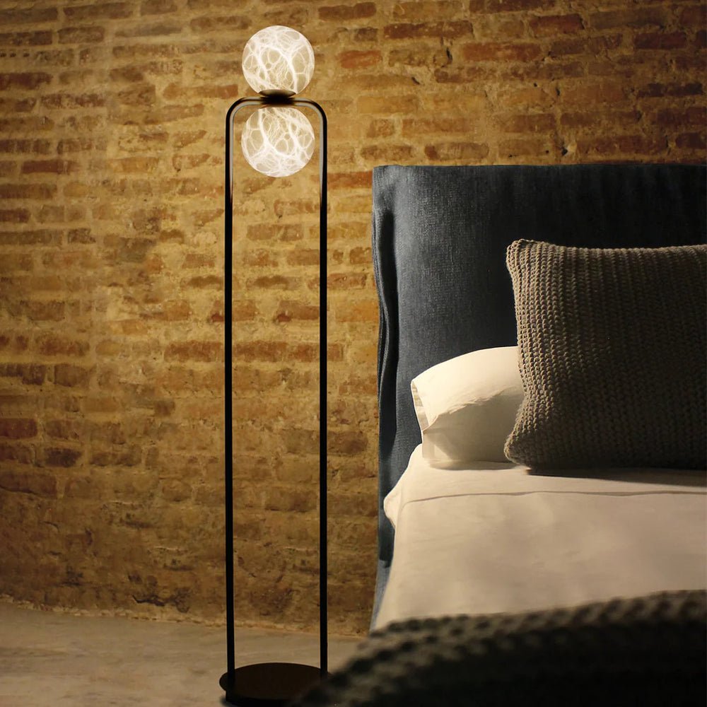 Callista Minimalist Alabaster Floor Lamp