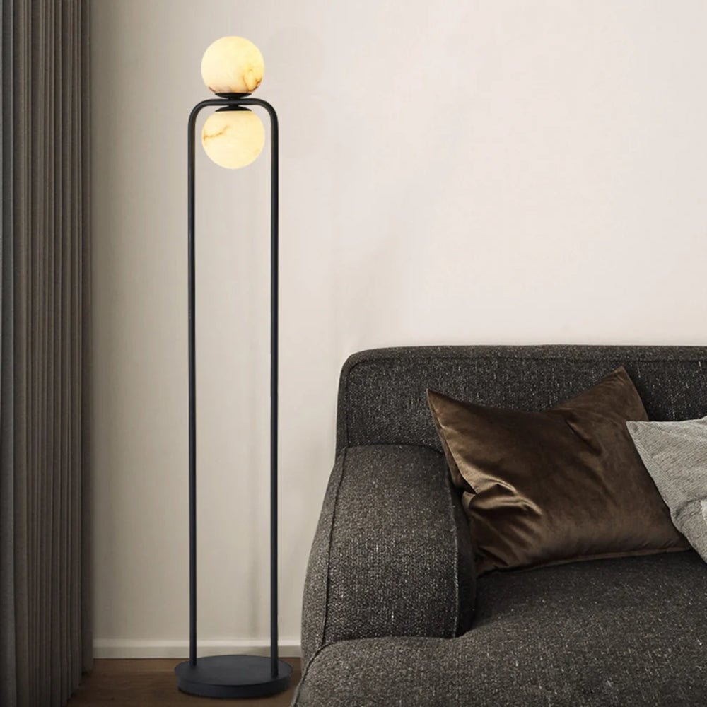 Callista Minimalist Alabaster Floor Lamp