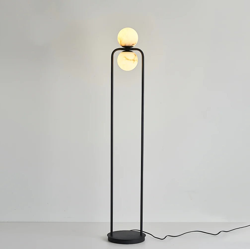 Callista Minimalist Alabaster Floor Lamp