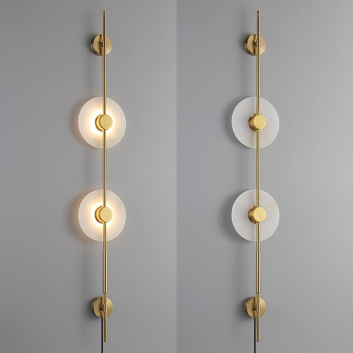 Albarina Alabaster Plug Wall Light
