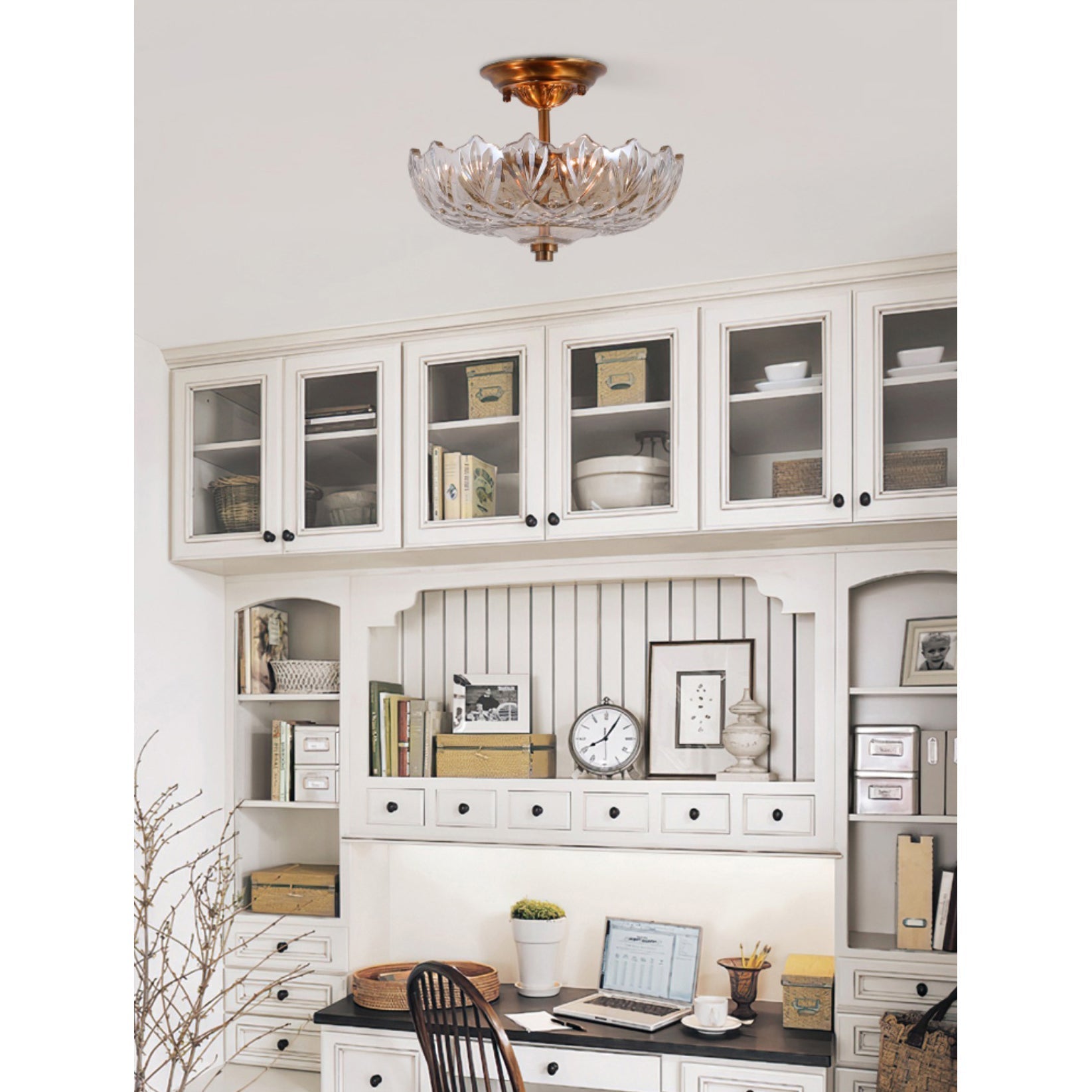 Qvistuvyi Postmodern Luxury Glass Ceiling Lamp