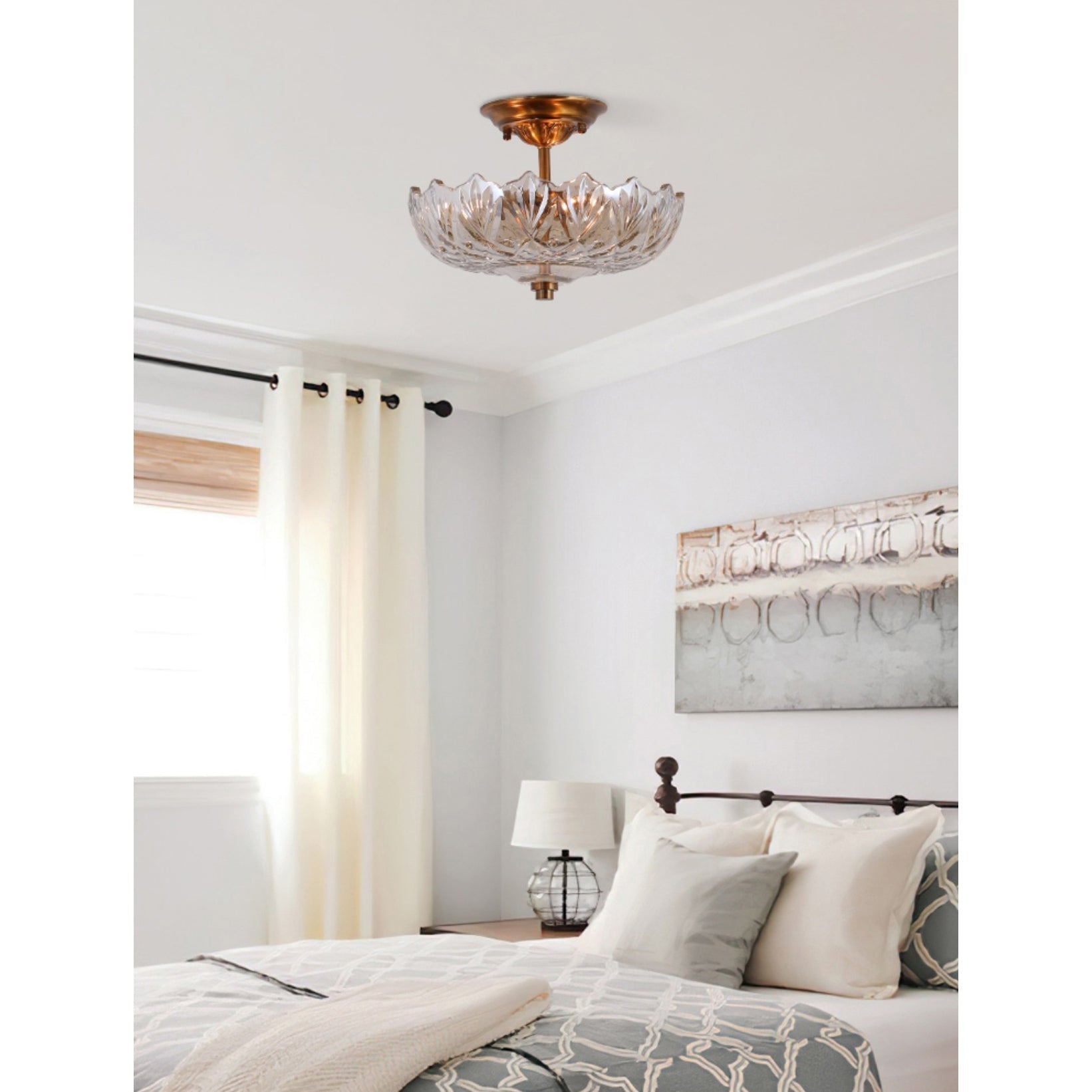 Qvistuvyi Postmodern Luxury Glass Ceiling Lamp