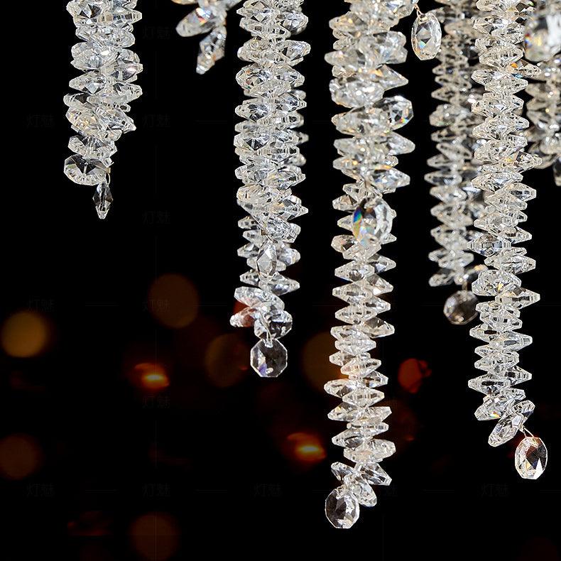 Elyuira Chandelier Gold Crystal Branch Elegant