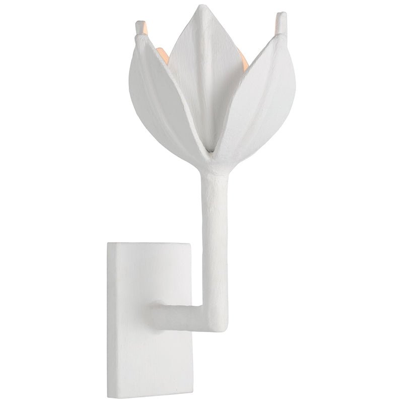 Clira Brass Lotus Bloom Wall Lamp
