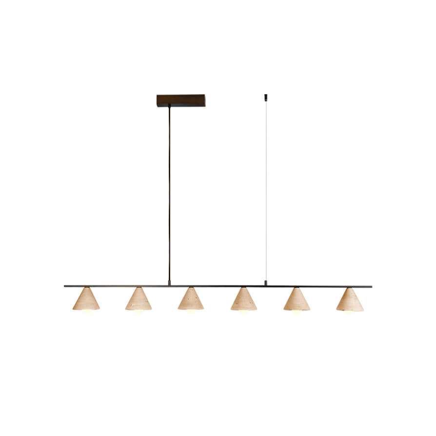 Ulfuvyi Modern Minimalist Travertine Pendant Lamp