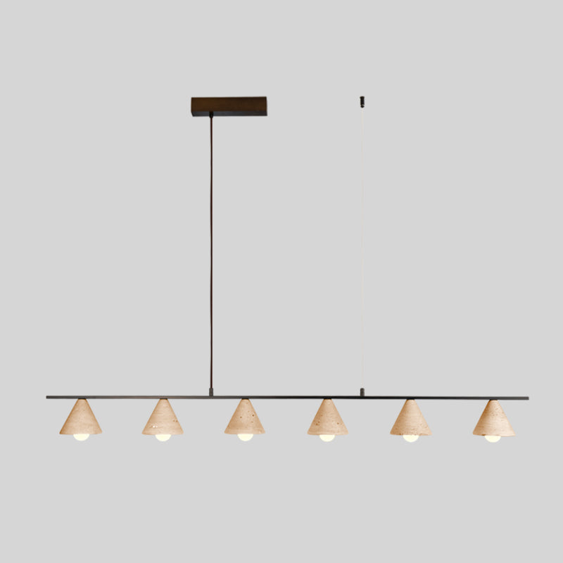 Ulfuvyi Modern Minimalist Travertine Pendant Lamp