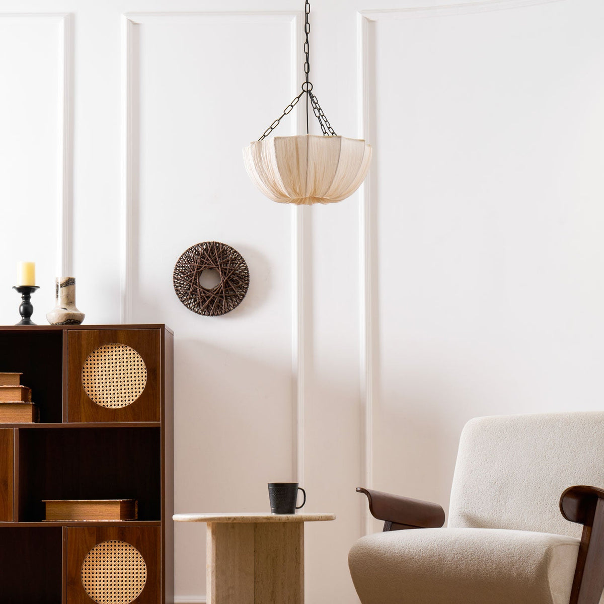 Willowmere Fabric Pendant Light