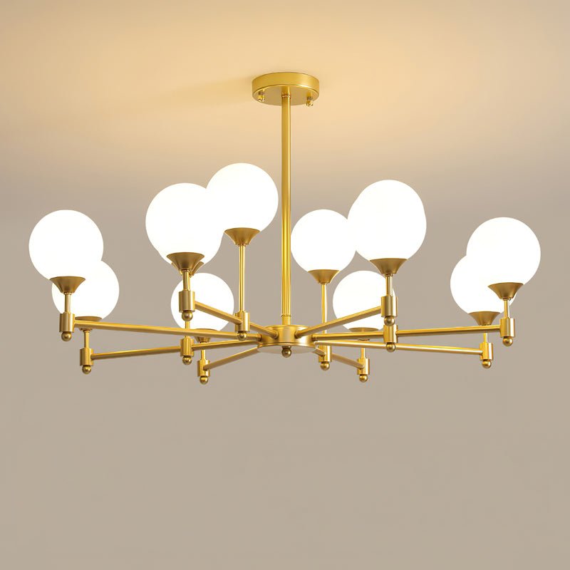 Celireon Elegant Glass Chandelier