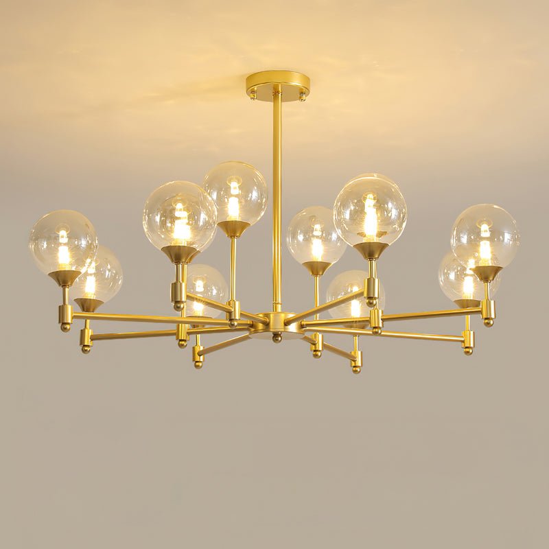 Celireon Elegant Glass Chandelier