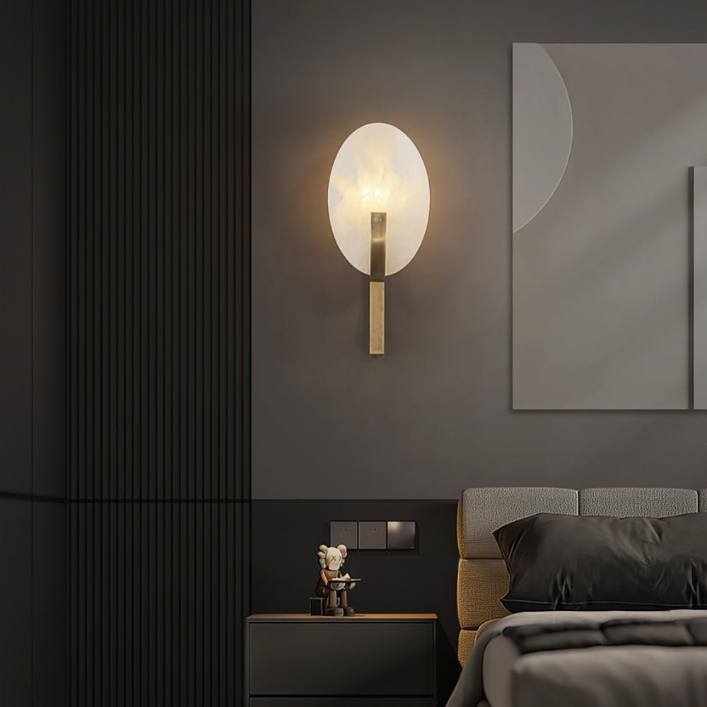 Nivaeria Modern Alabaster Wall Lamp