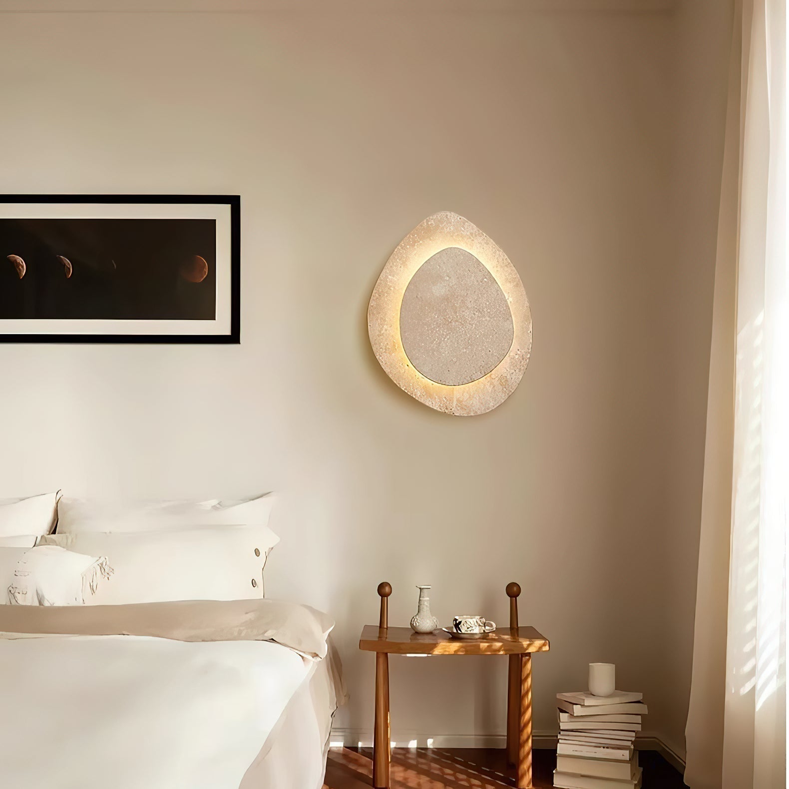 Yrvuvyn Individual Creativity Travertine Wall Lamp