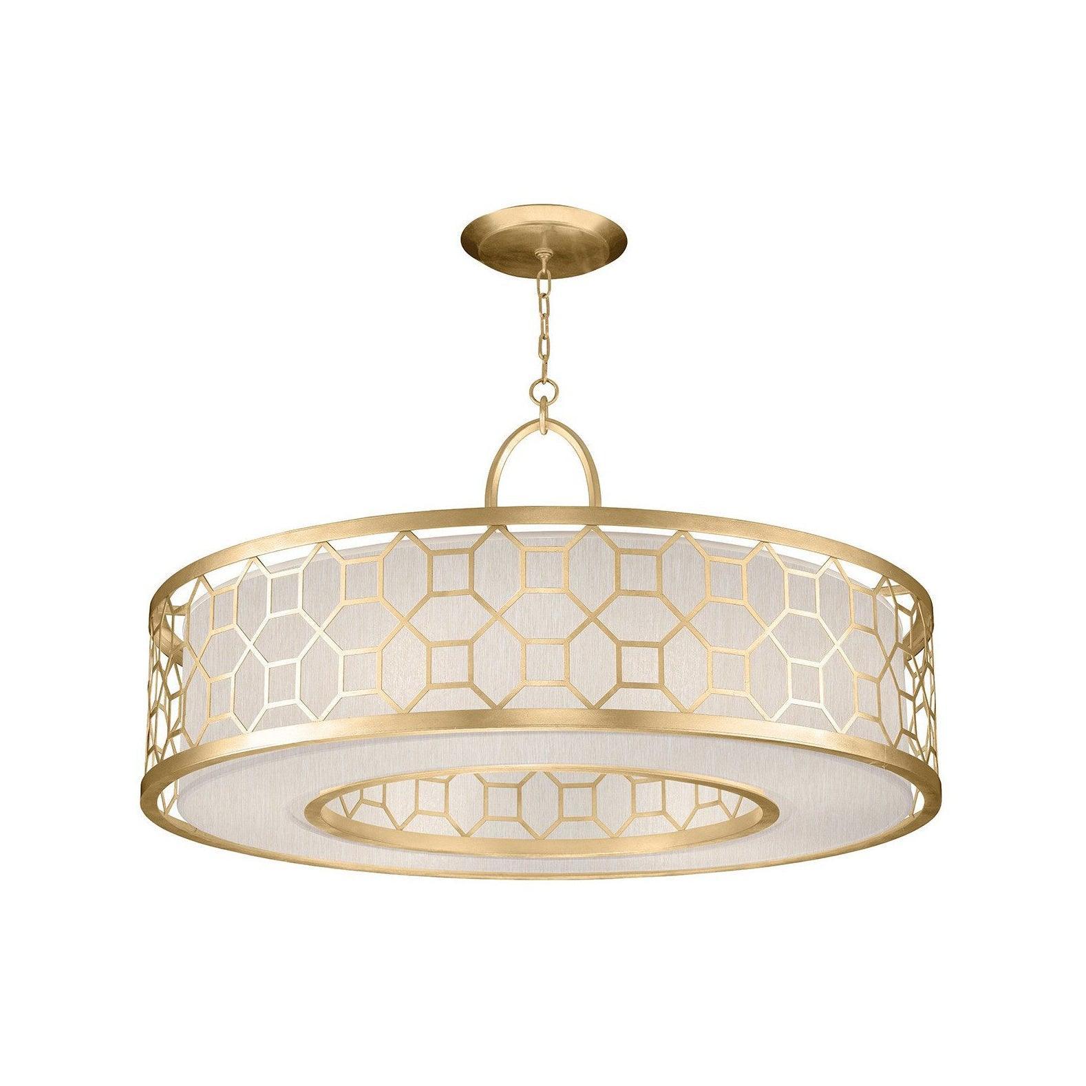 Arshaor Premium Elegance Round Copper Glass Pendant light