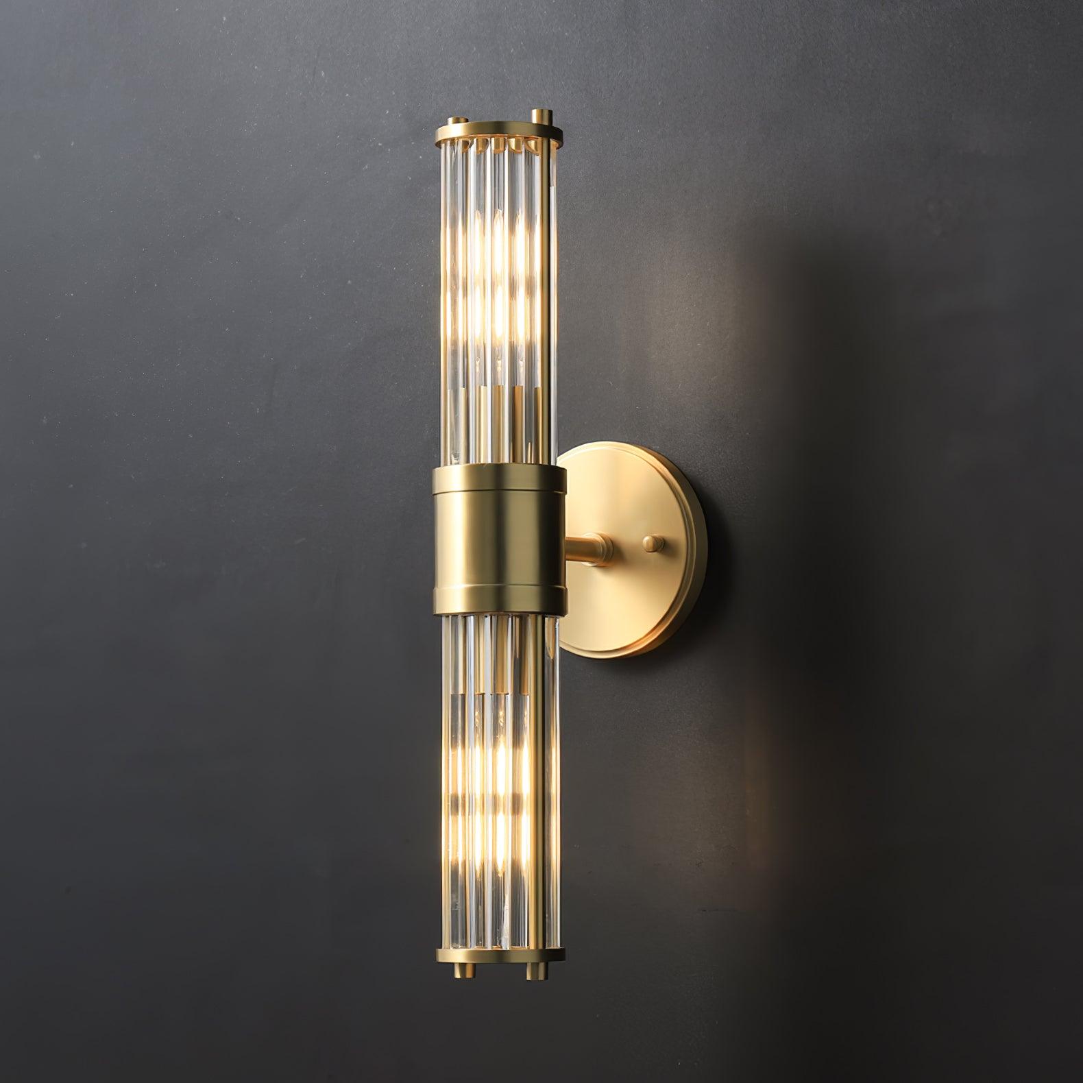 Vevenisra Nordic Art Cylinder Glass Wall Light