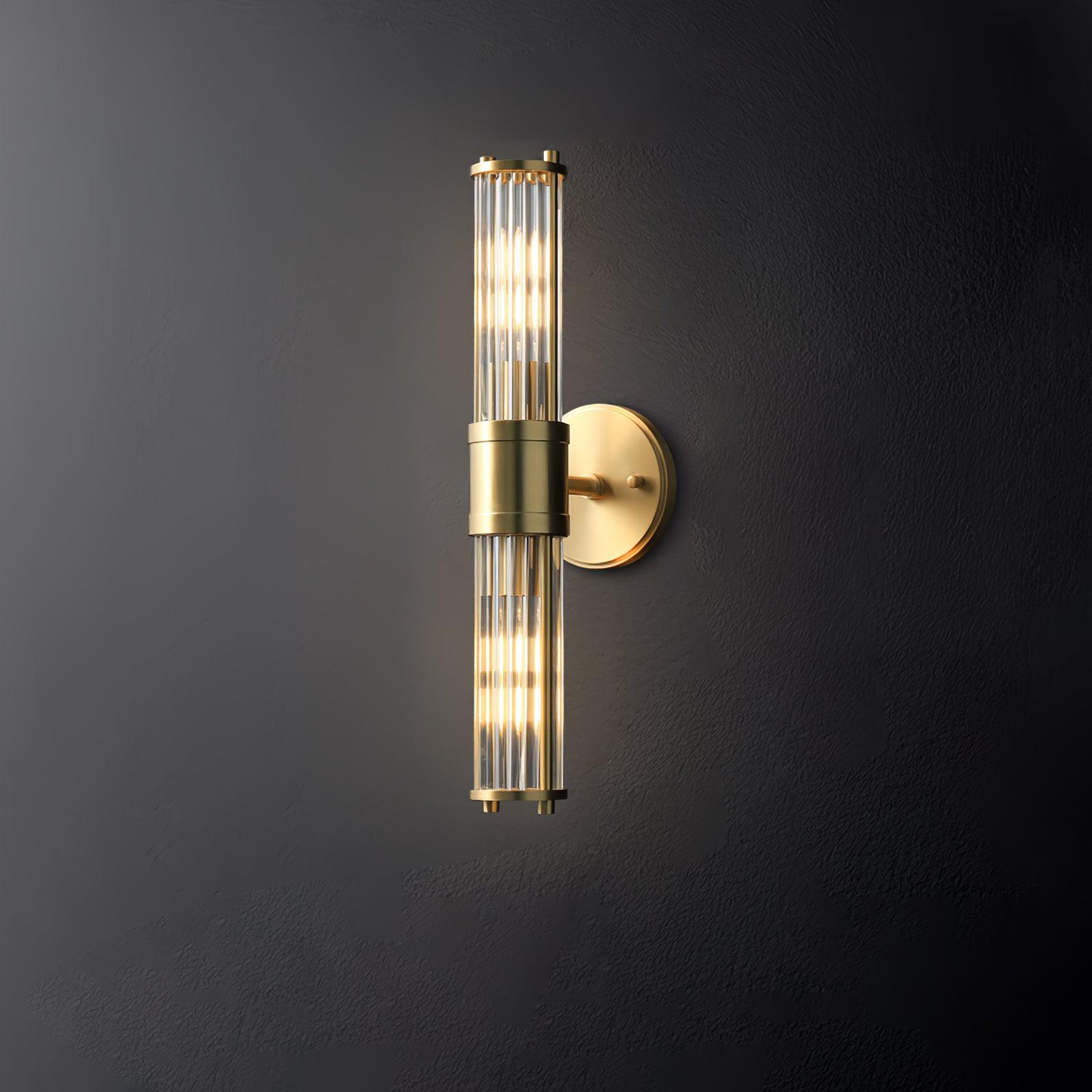 Vevenisra Nordic Art Cylinder Glass Wall Light