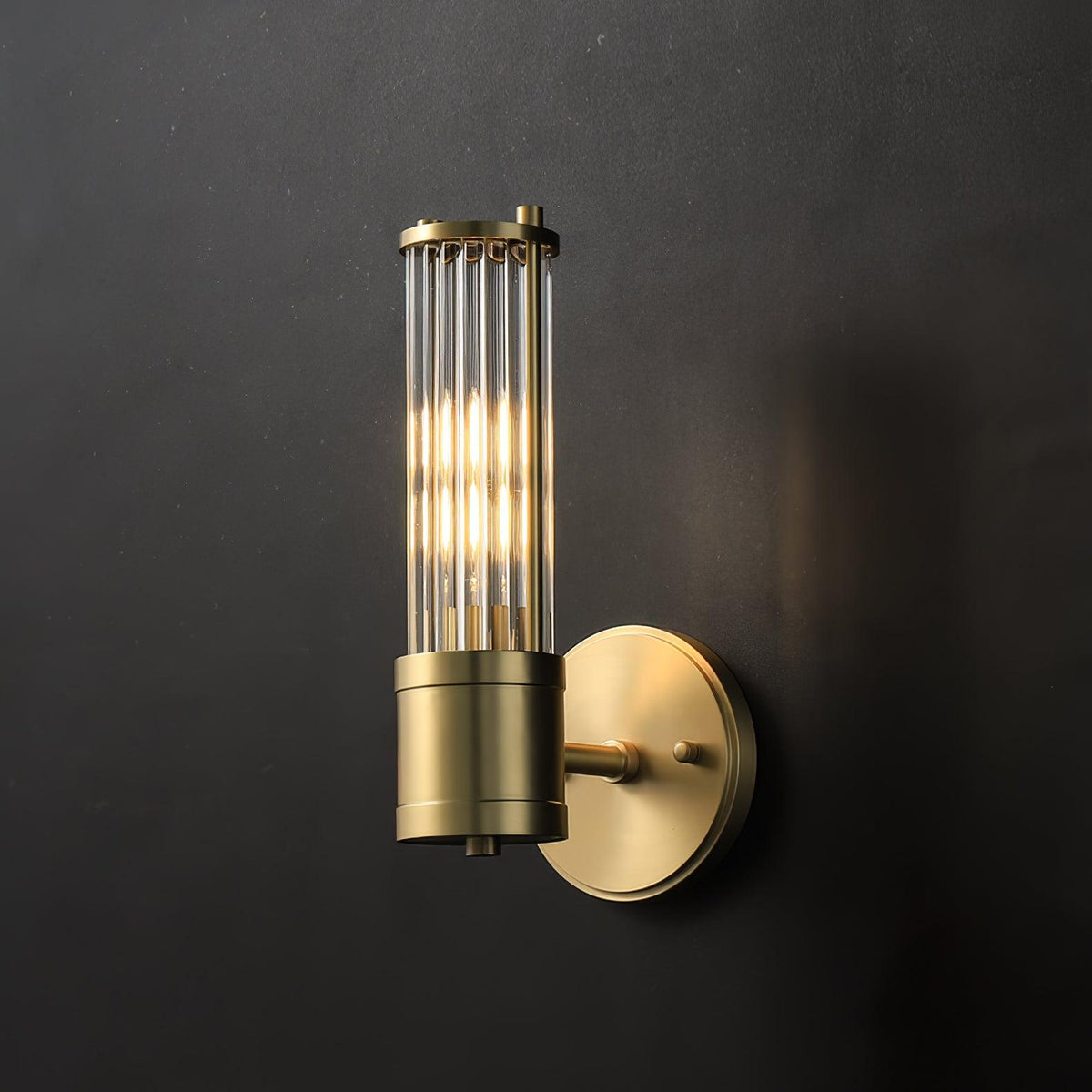 Vevenisra Nordic Art Cylinder Glass Wall Light