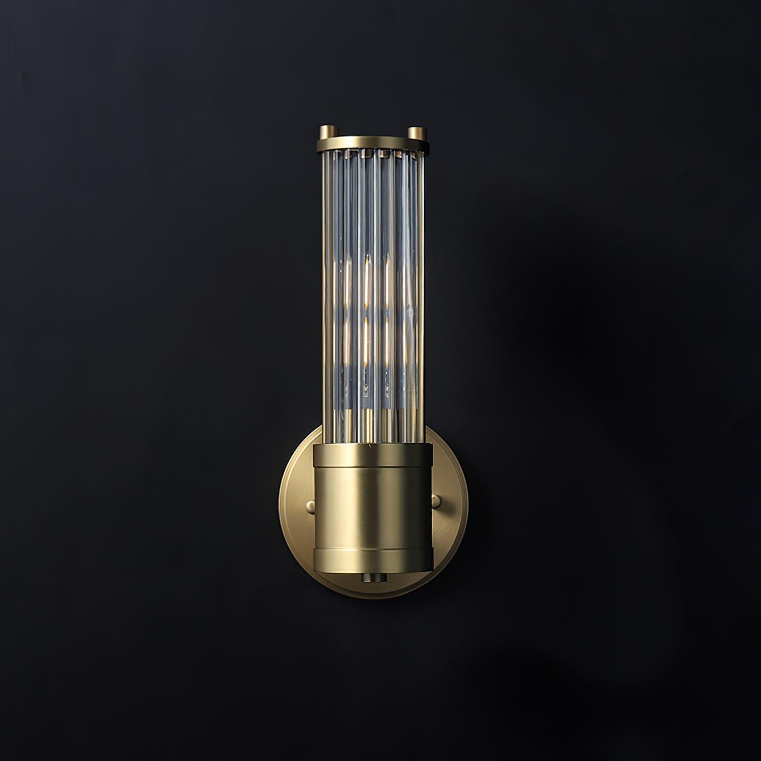 Vevenisra Nordic Art Cylinder Glass Wall Light