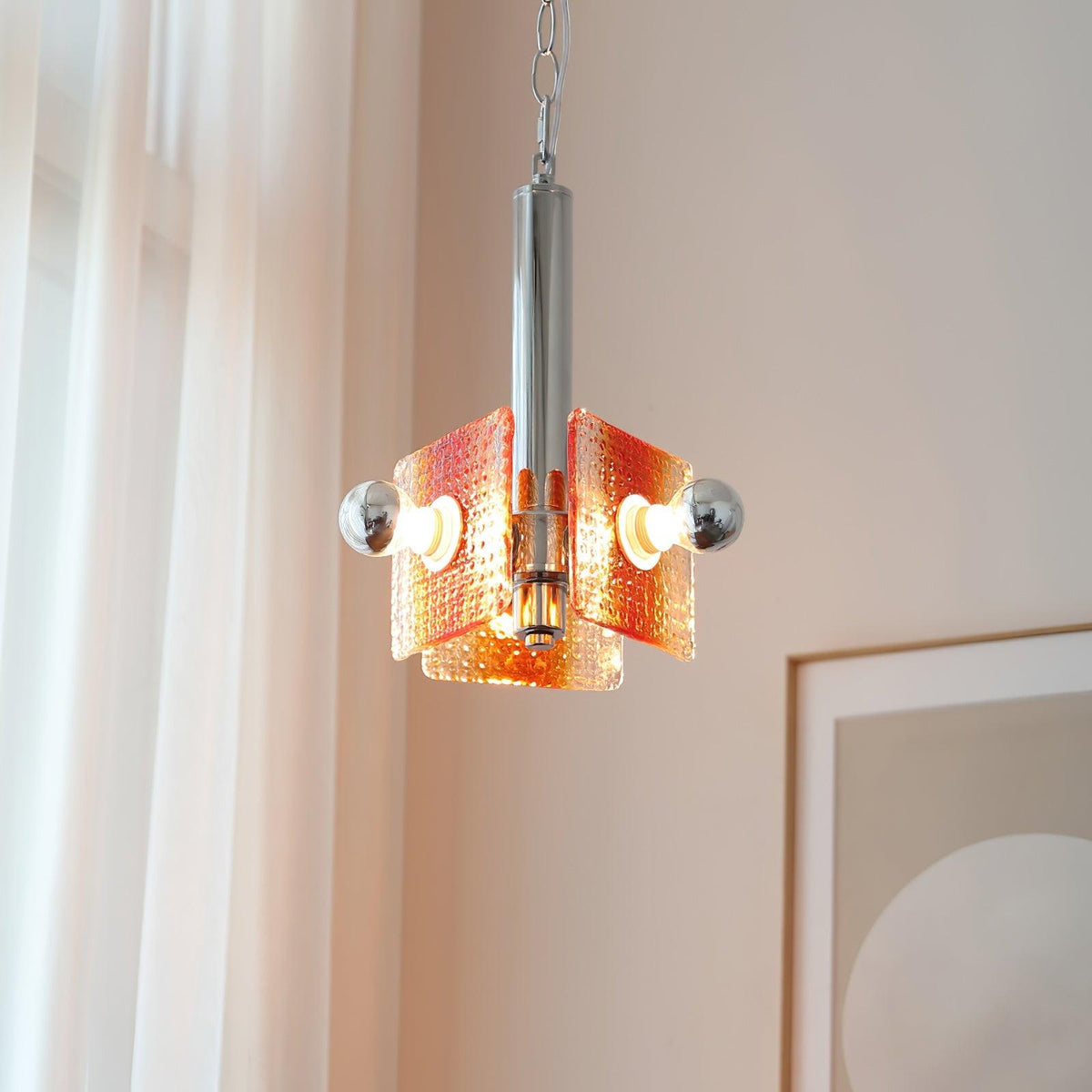 Vesk Glass Elegant Pendant Light