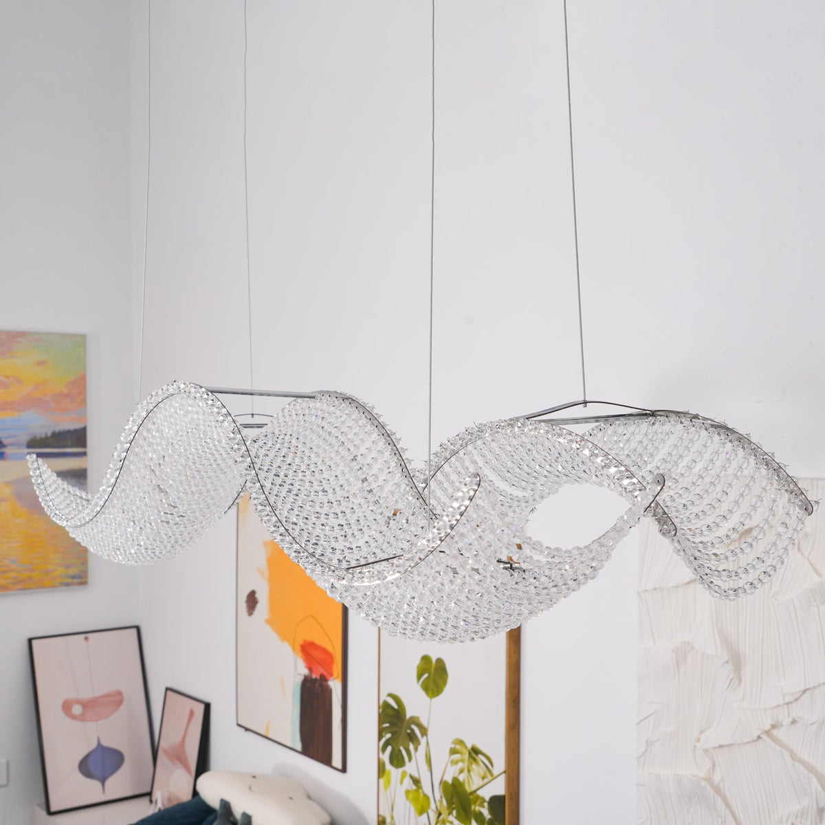 Caelox Postmodern Luxury Crystal Chandelier