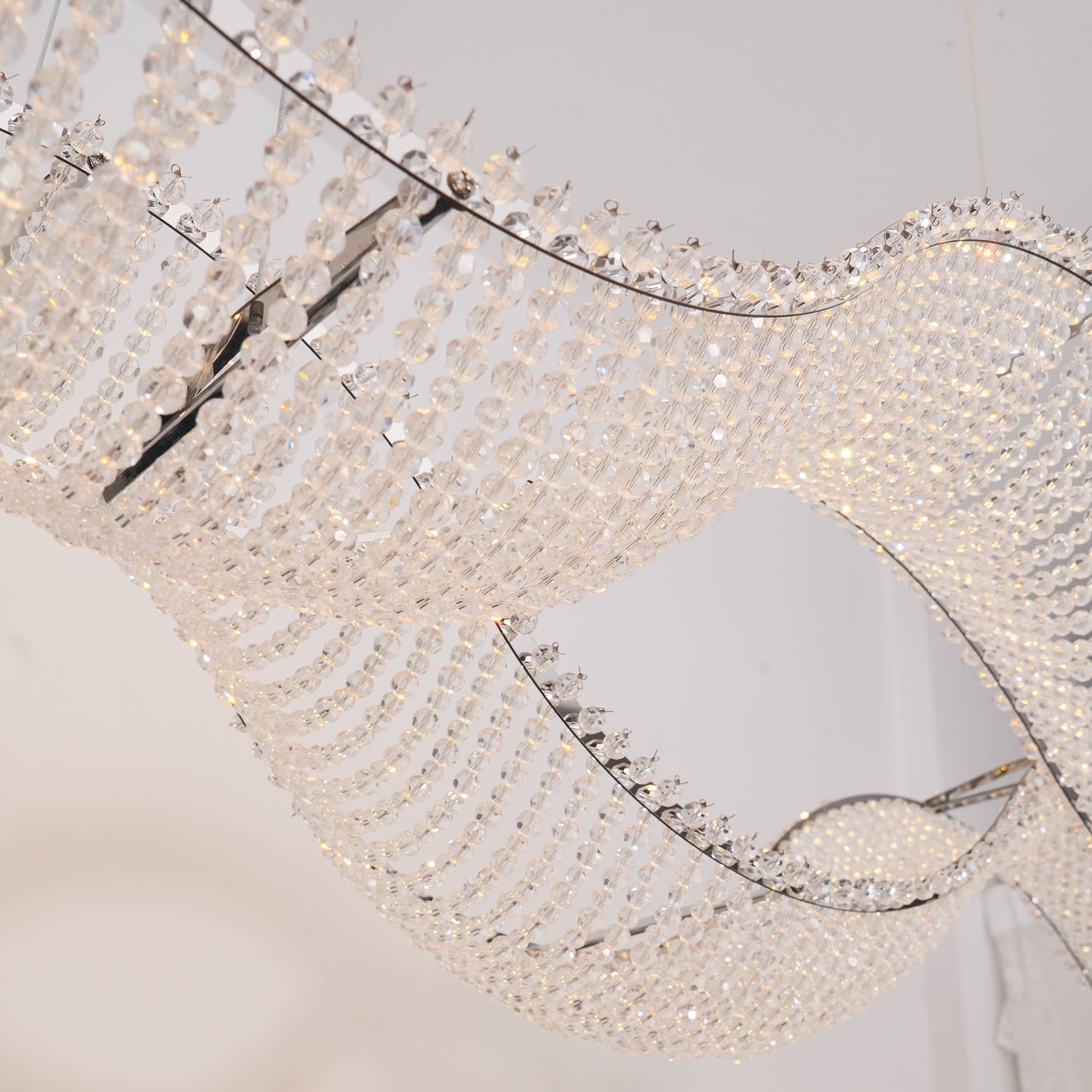 Caelox Postmodern Luxury Crystal Chandelier