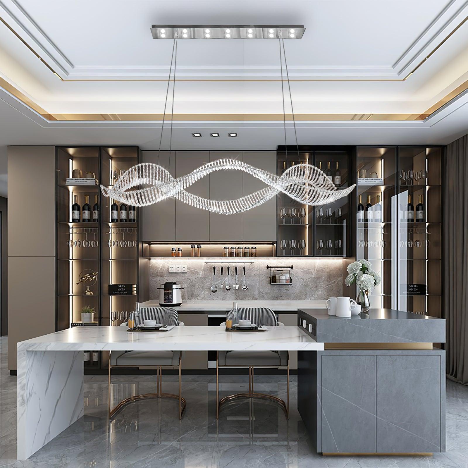 Caelox Postmodern Luxury Crystal Chandelier