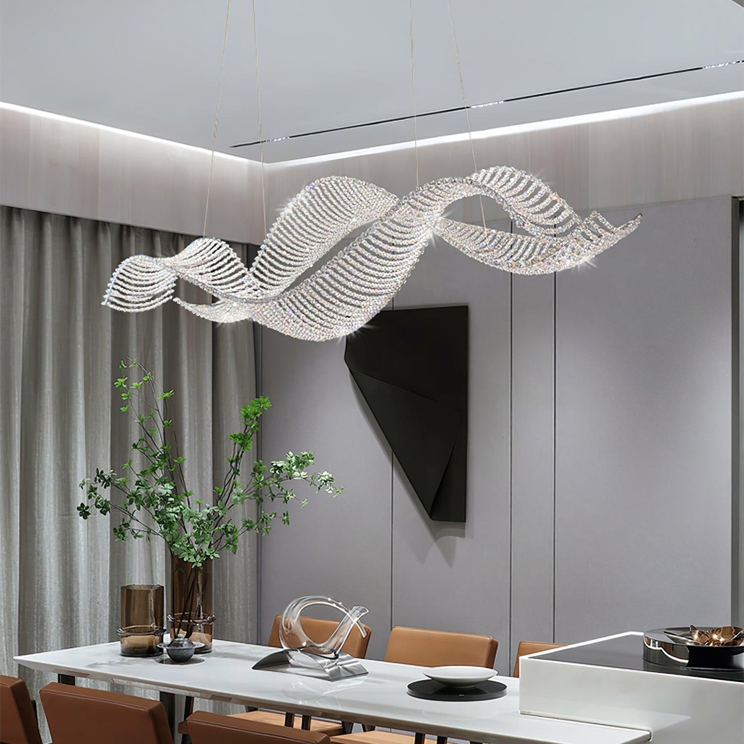Caelox Postmodern Luxury Crystal Chandelier
