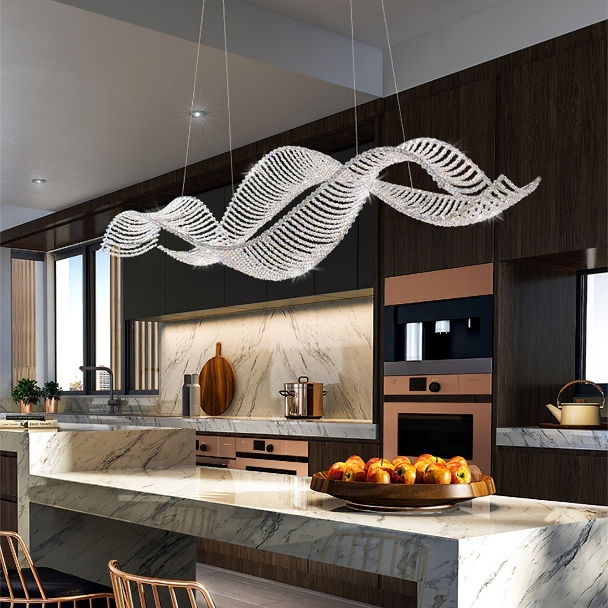 Caelox Postmodern Luxury Crystal Chandelier