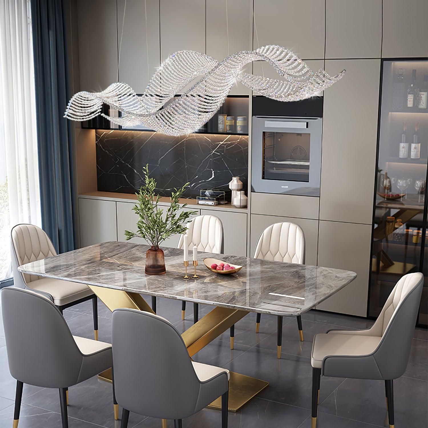 Caelox Postmodern Luxury Crystal Chandelier
