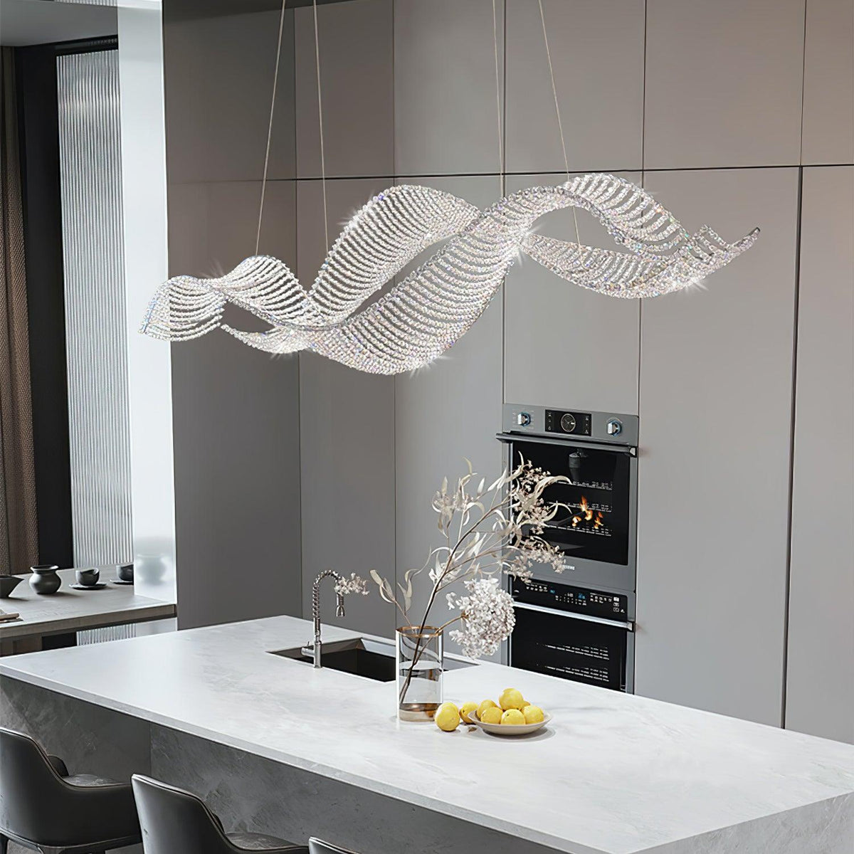 Caelox Postmodern Luxury Crystal Chandelier
