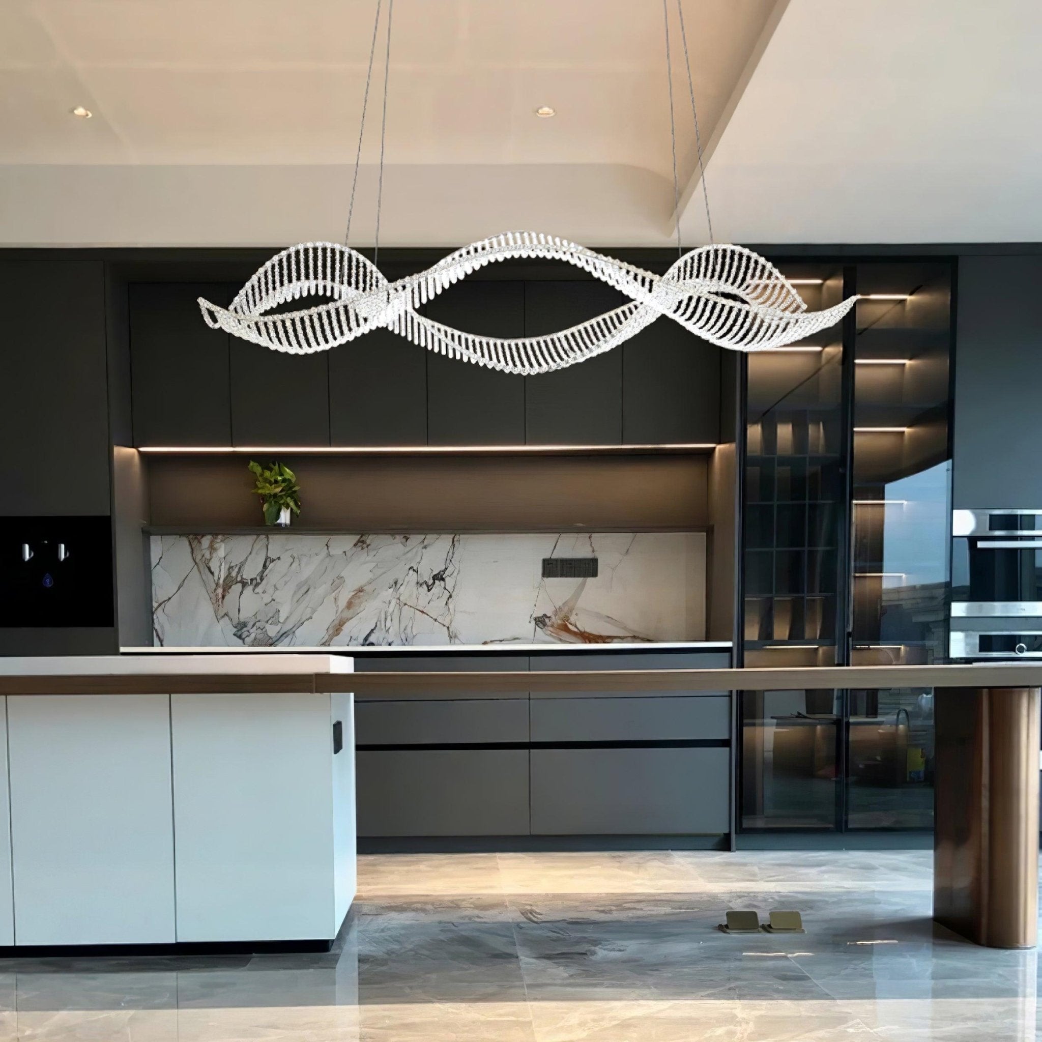 Caelox Postmodern Luxury Crystal Chandelier