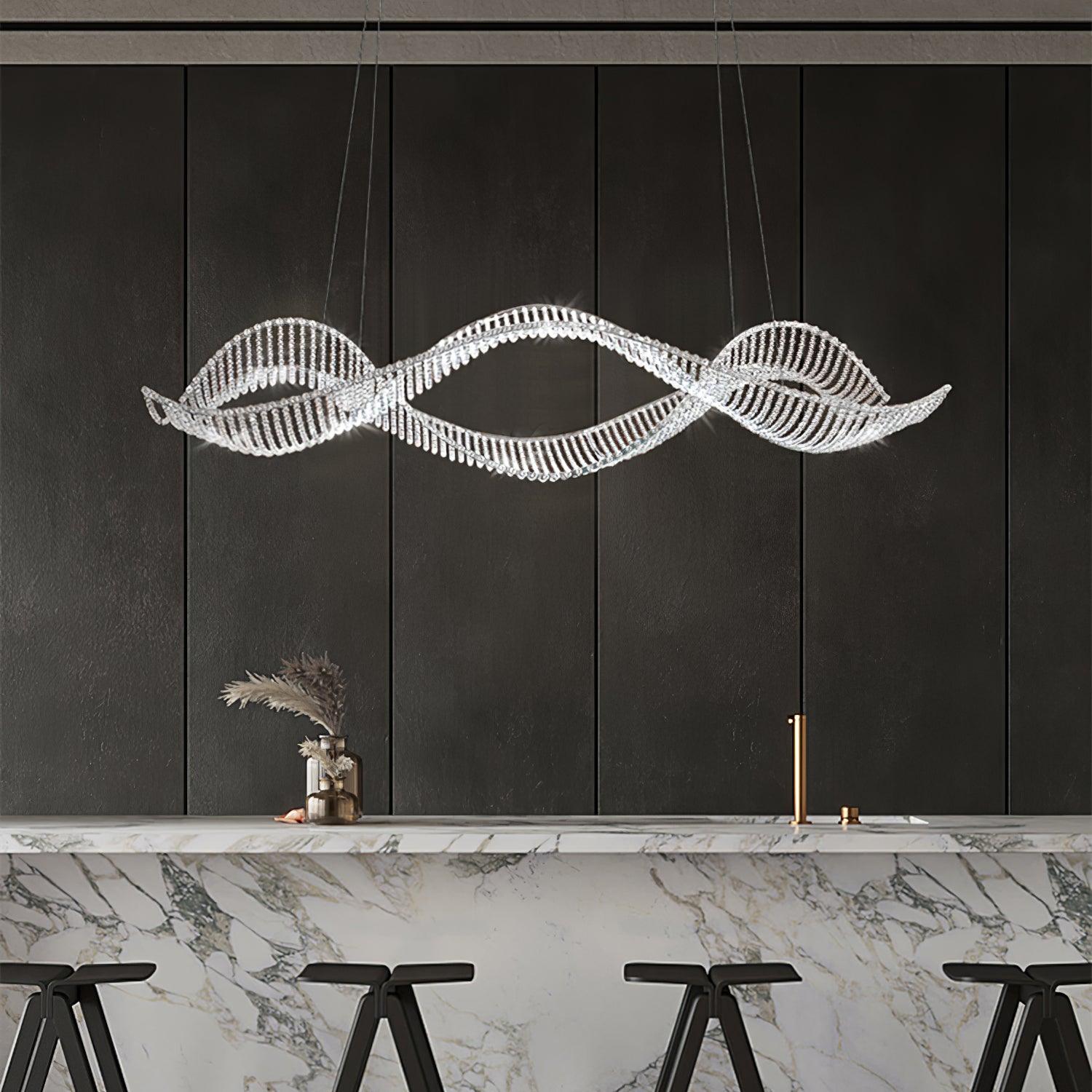 Caelox Postmodern Luxury Crystal Chandelier