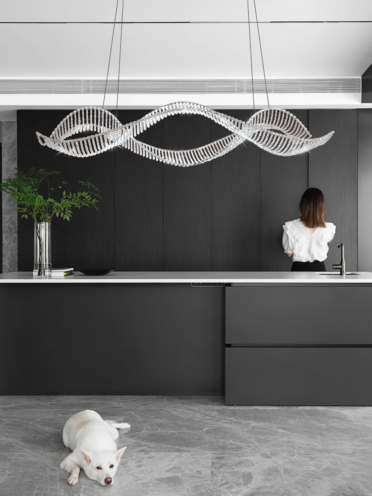 Caelox Postmodern Luxury Crystal Chandelier
