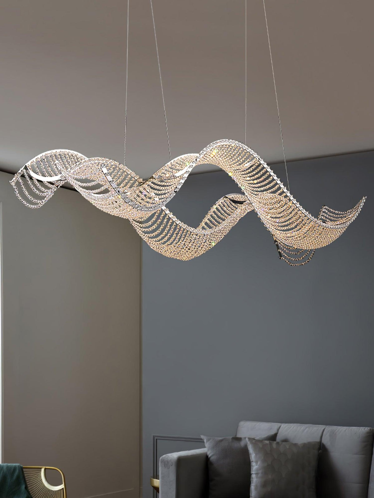 Caelox Postmodern Luxury Crystal Chandelier