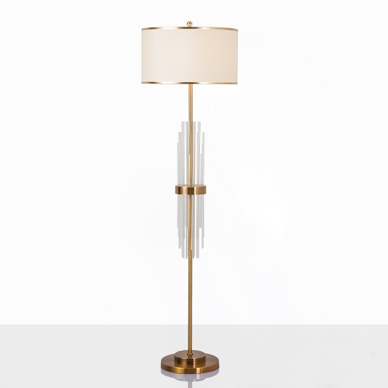 Regalian Fabric Contemporary Floor Lamp