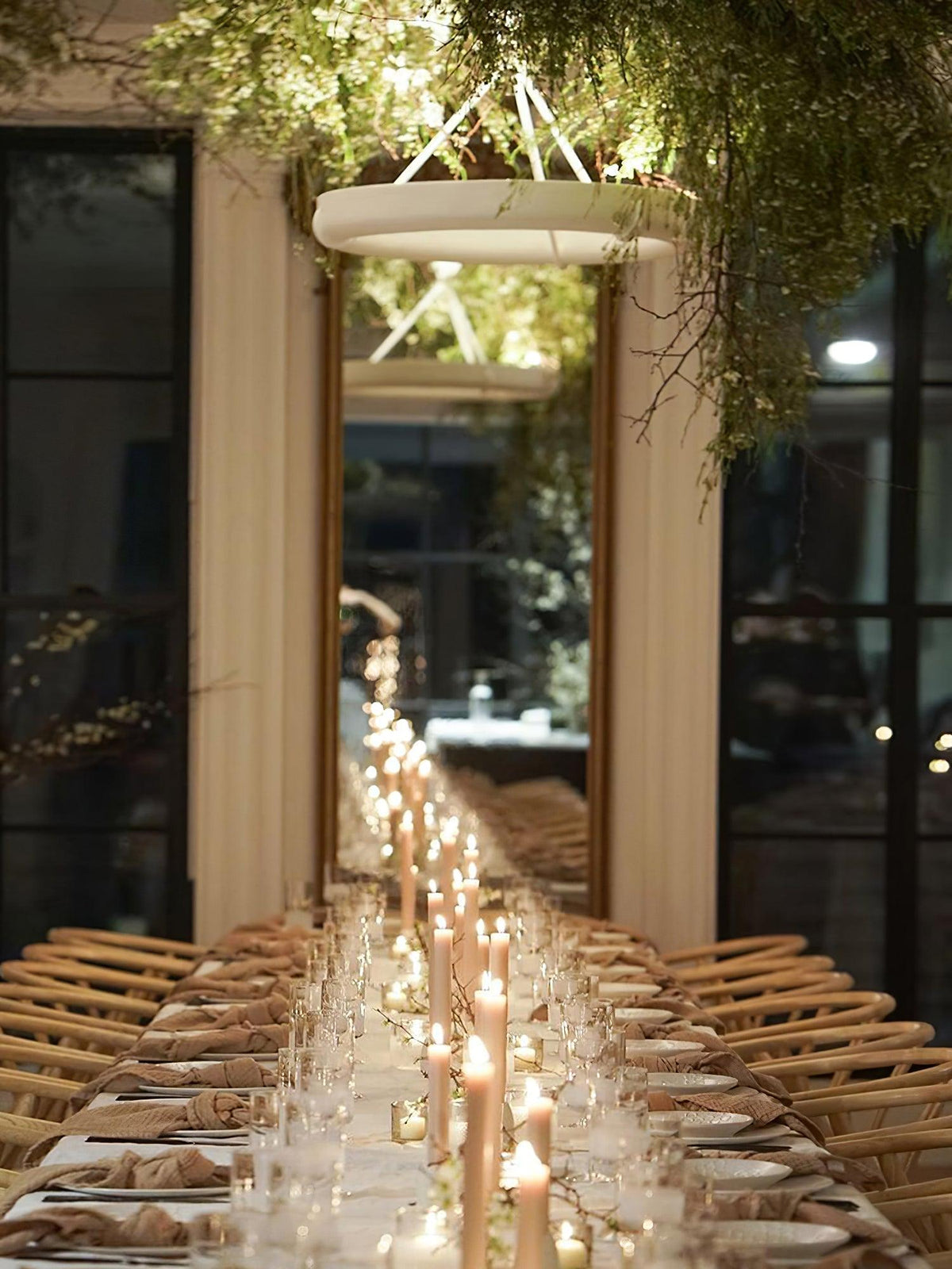Eixor Chandelier Plaster White Floral Shape Minimalist