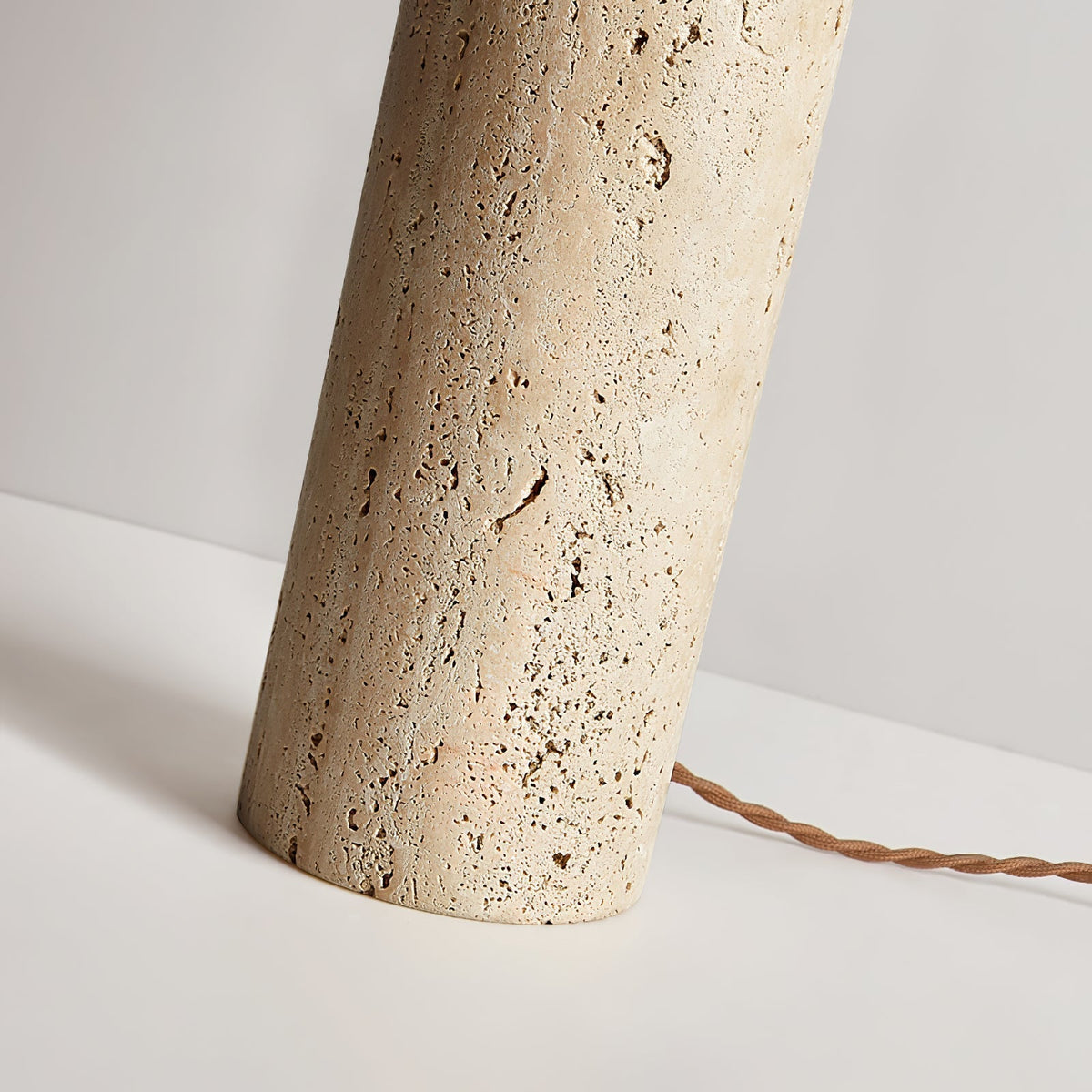 Tion  Travertine  Table Lamp